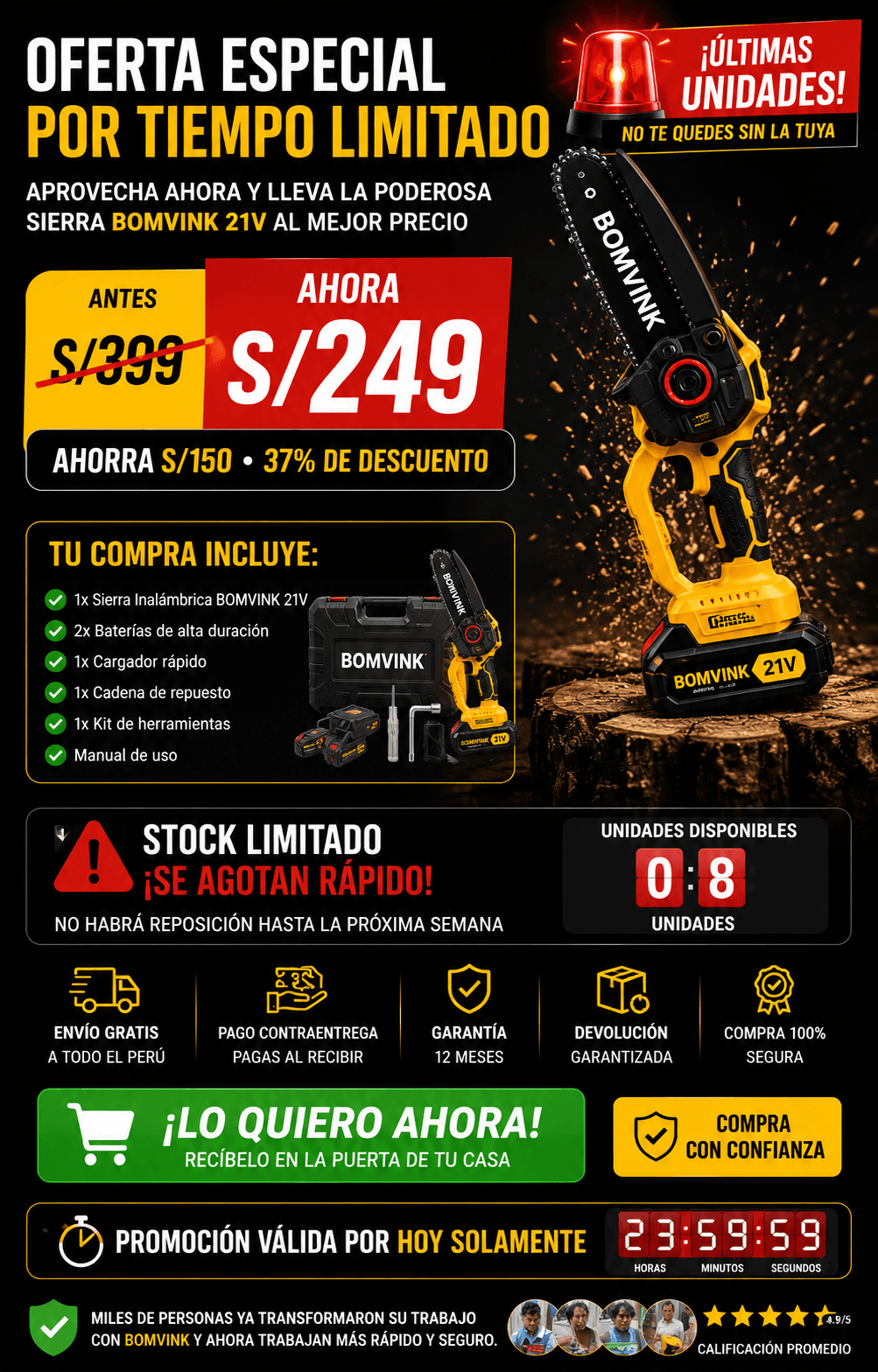 Oferta especial BOMVINK
