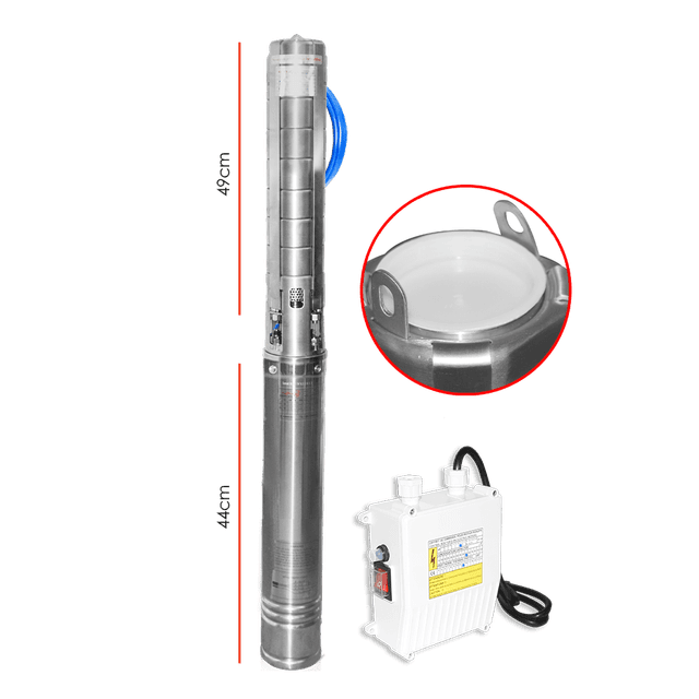 BOMBA SUMERGIBLE POZO 4â SPM 220V 2.0HP 1.50KW 1FASE
